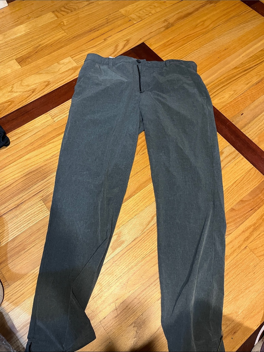 Men's Classic Straight Dress Pants - Dark Charcoal